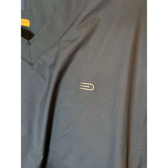 Dockers Mens XXL Black Stain Defender Golf Pullover Windbreaker Jacket - Picture 4 of 5